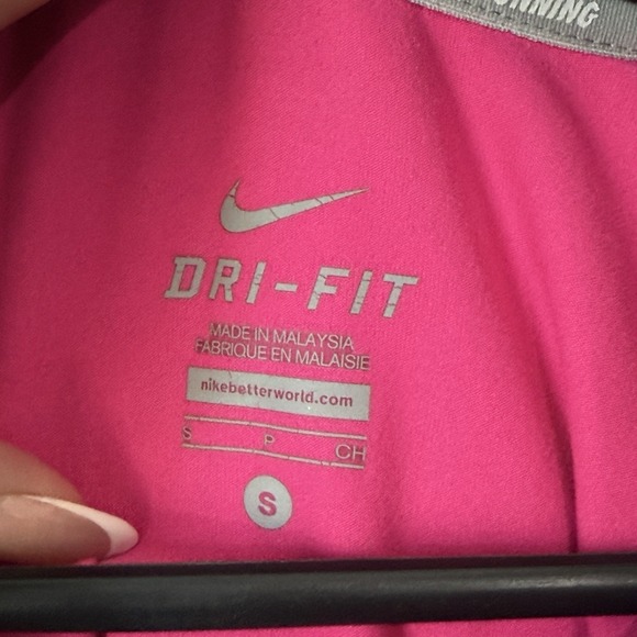 Nike Dri-Fit Element 1/2 Zip Pullover Top Womens Size Small Pink Solid Running - Picture 4 of 12